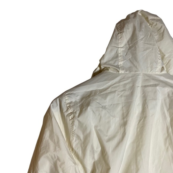 U.S. Polo Assn. White Lightweight Windbreaker Jacket Hooded Zippered Pockets M - Picture 10 of 16